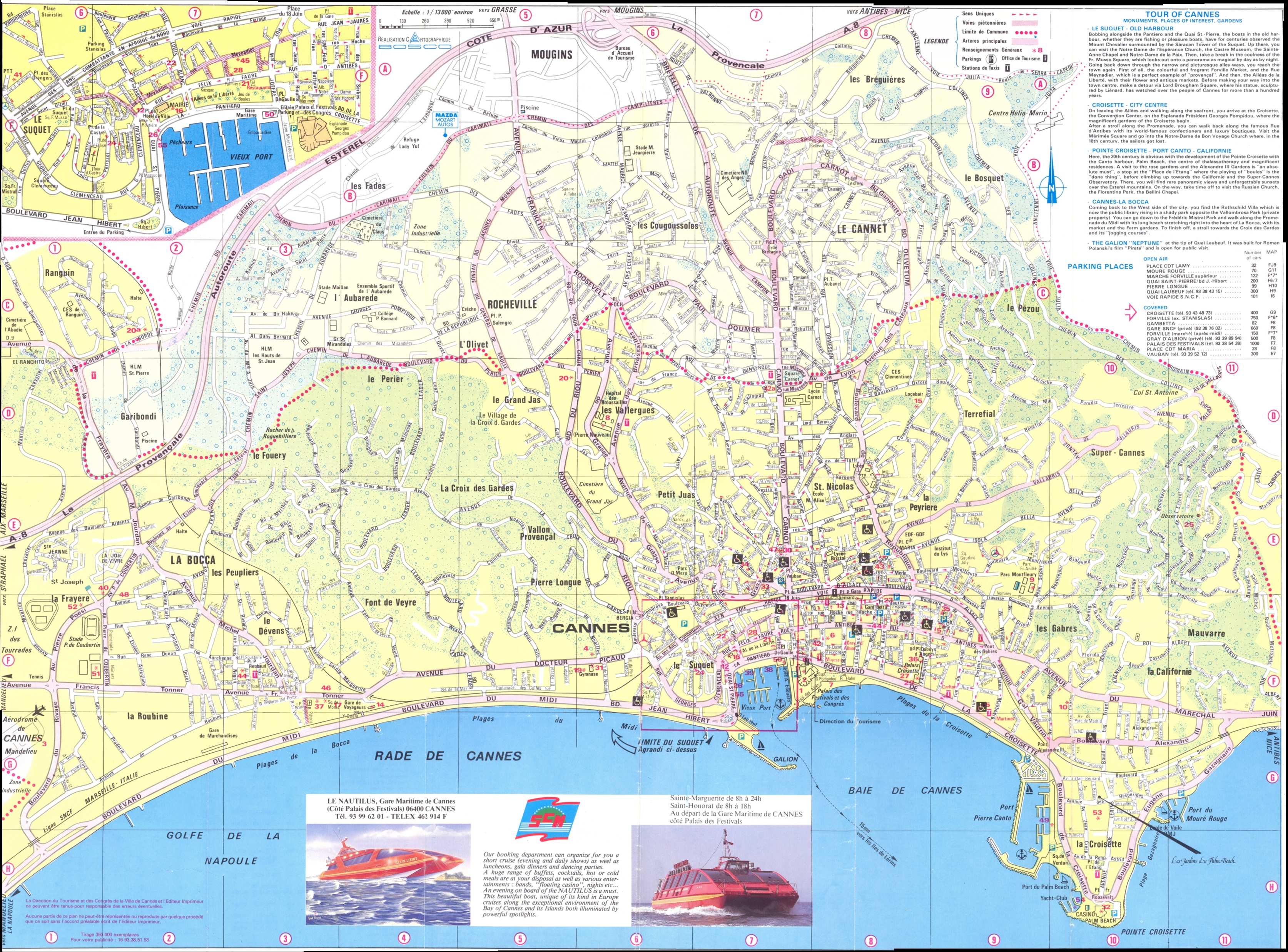 Cannes map